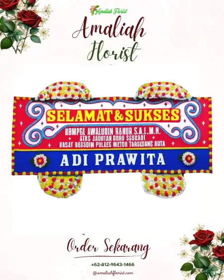 Papan Bunga Ucapan Selamat Dringo